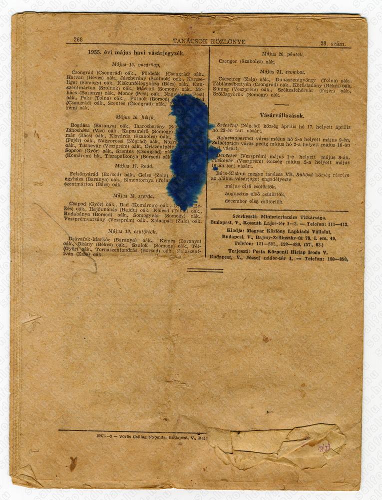 Archív kép tanácsok közlönye he739u-img468